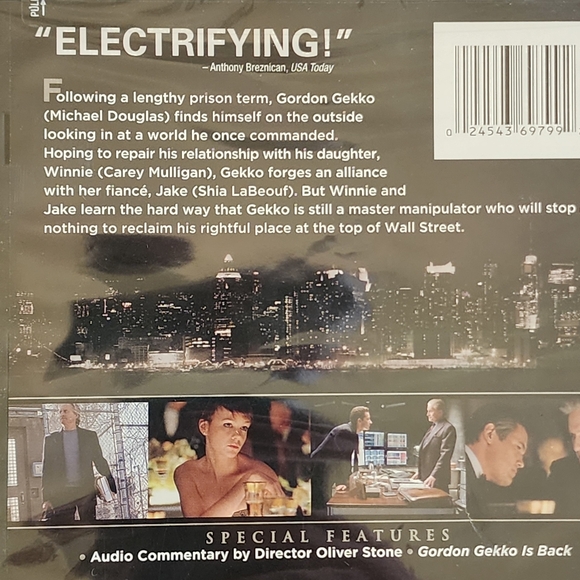 Nwt Wall Street - Money Never Sleeps DVD. Sealed. PG-13. - Picture 4 of 5